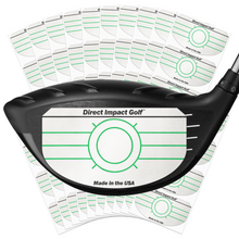 Load image into Gallery viewer, Golf impact tape for Driver.  Direct Impact Golf.