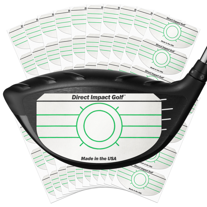 Golf impact tape for Driver.  Direct Impact Golf.