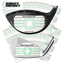 Load image into Gallery viewer, Golf Impact Tape. Woods and Irons