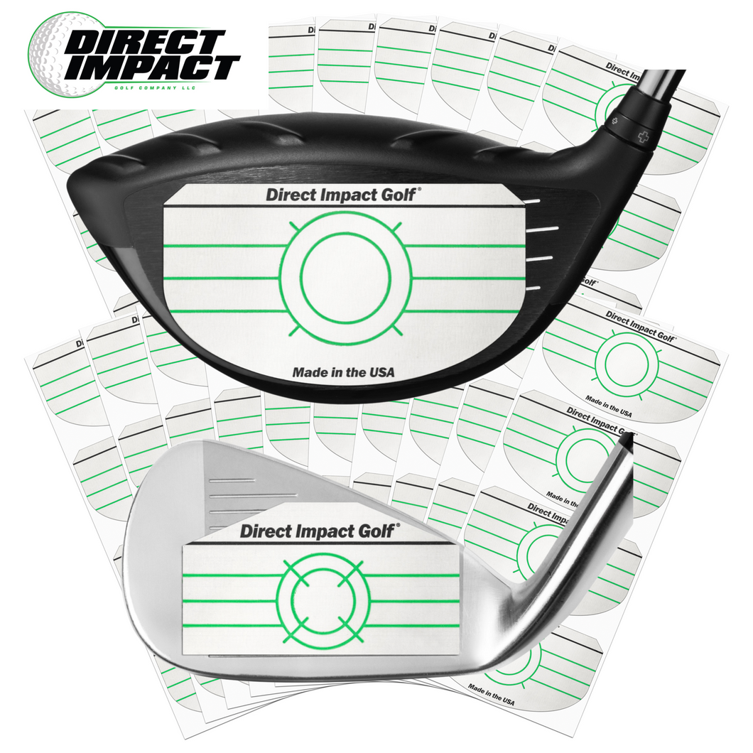 Direct Impact Golf.  Golf Imact Tape - Woods and Irons